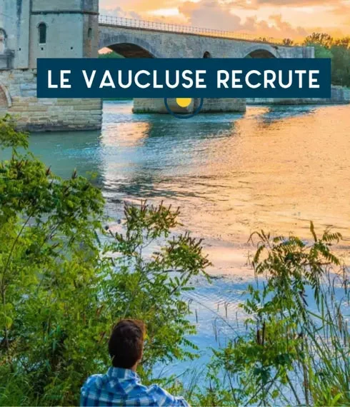 Visuel du post LinkedIn "Le Vaucluse Recrute"