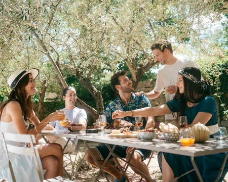 Brunch entre amis en Vaucluse  © O'Brien