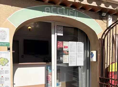 Accueil du camping du Vallon  © Bonnet