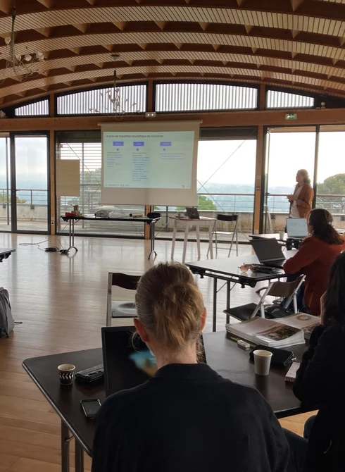 Atelier écomobilité auprès des OT et AOM  © Bellon