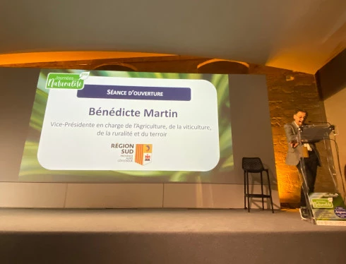 Intervention de bénédicte Martin aux journées de la naturalité  © Litas
